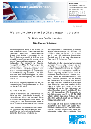 Warum die Linke eine Bevölkerungspolitik braucht