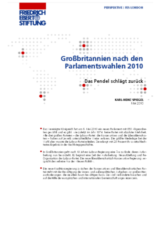 Großbritannien nach den Parlamentswahlen 2010
