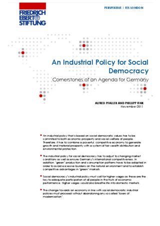 An industrial policy for social democracy