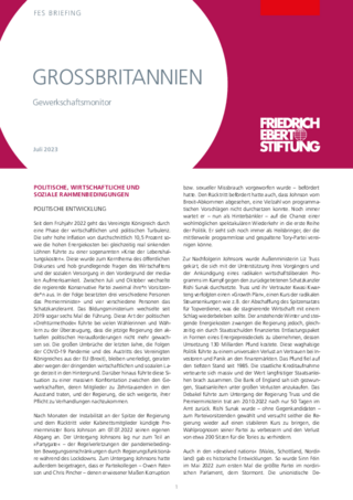 Grossbritannien : Gewerkschaftsmonitor
