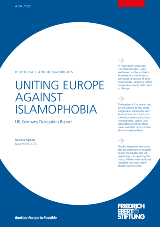 Uniting Europe against islamophobia